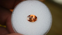 Load and play video in Gallery viewer, Glowing Ember Malaya Garnet from Tanzania - 1.62 ct. Multi-Hue Orange to Apricot to Cinnamon Range - TOP Custom Cutting by Scott Maier

