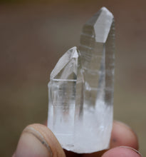 Load image into Gallery viewer, Water-Clear Quartz Crystal Cluster from Colombia - Muzo Crystallization Habit - 18.57 grams
