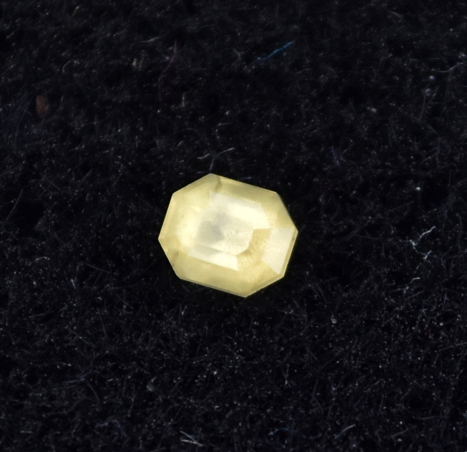 The ONLY Clean Beryl Gemstone from Rhode Island in Existence - Heliodor - 0.1 ct. VS - Cut by Scott Maier