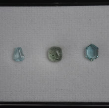 Load image into Gallery viewer, Mixed Set of Tanzania Sapphire - Tablet; Salt + Pepper Cab; Silky Gem - 1.39 ct.
