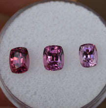 Load image into Gallery viewer, NEW FIND (2024) Tanga Garnet Tapered Color Trio - Exceptional Colors and Brightness - 2.91 ct.
