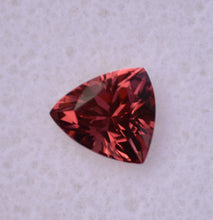 Load image into Gallery viewer, 2024 Tanga Rhodolite Garnet - Bright Cheerful Orangey-Red Shield Shape - 1.2 ct.
