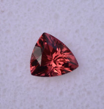 Load image into Gallery viewer, 2024 Tanga Rhodolite Garnet - Bright Cheerful Orangey-Red Shield Shape - 1.2 ct.
