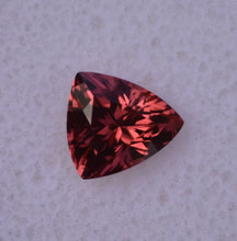 Load image into Gallery viewer, 2024 Tanga Rhodolite Garnet - Bright Cheerful Orangey-Red Shield Shape - 1.2 ct.
