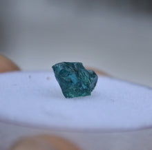 Load image into Gallery viewer, Teal Tourmaline Facet Rough - Outstanding Open Color - from Ruhengeri, DRC - 1.95 ct.
