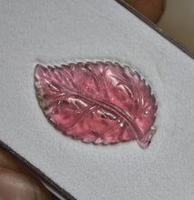 Load image into Gallery viewer, Tourmaline Leaf Carving - Great Detail, Large Size - 6.65 ct.
