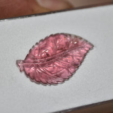 Load image into Gallery viewer, Tourmaline Leaf Carving - Great Detail, Large Size - 6.65 ct.
