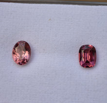 Load image into Gallery viewer, High-End Malaya Garnet Gems from Tunduru, Tanzania - One Magenta, the other Pink - 2.95 ctw.
