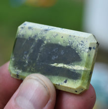 Load image into Gallery viewer, Vermont Serpentine - Intensely Vivid Green &#39;Gel&#39; Portrait Gem - Made by Scott Maier - 16+ Grams
