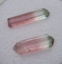 Load image into Gallery viewer, CLASSIC Watermelon Colored Tourmalines (2) - EXTRA Juicy - 4.865 ctw. - Rubaya Mine, DRC
