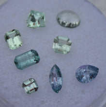 Load image into Gallery viewer, Mixed Kornerupine *Wholesale* Set (8) - Great Colors and Cutting - Good Clean Material - 1.93 ctw.
