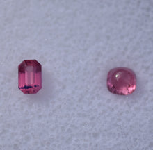 Load image into Gallery viewer, Winza Ruby Set - Cut from the SAME Crystal! Faceted Gem by Scott Maier  -  0.77 ctw.
