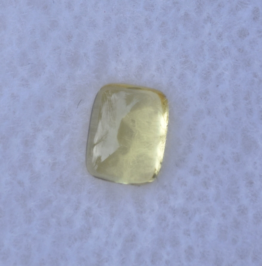 Eye Clean Yellow Sapphire Sugarloaf Cabochon - 0.55 ct.