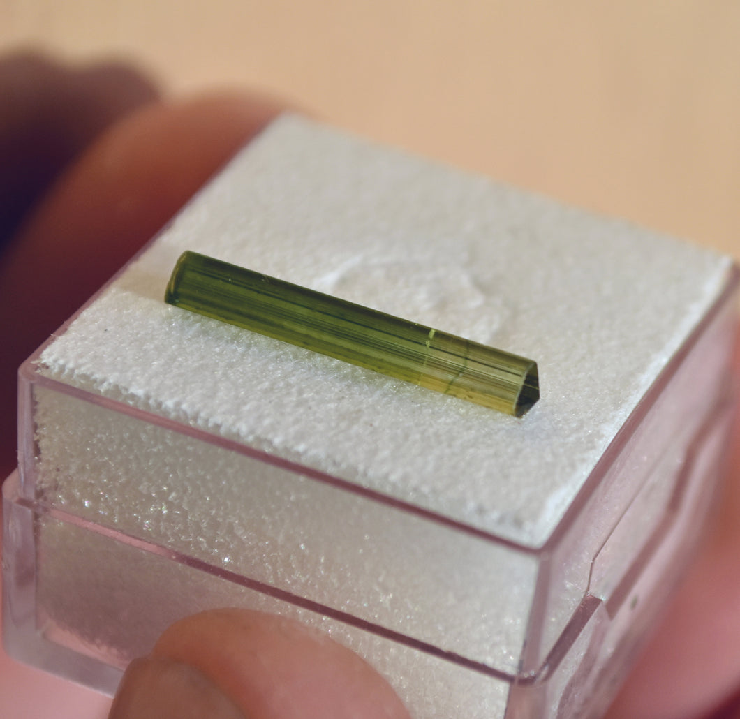 Bi-Color Chrome Tourmaline Crystal