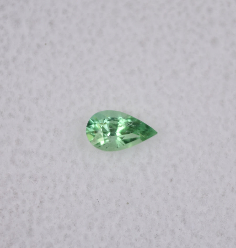 Vanadium Kornerupine pear Shape - 0.38 ct.