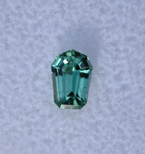 Load image into Gallery viewer, Custom TEAL Chrome Kornerupine Gem - 0.61 ct. Design and Cutting by: Scott Maier
