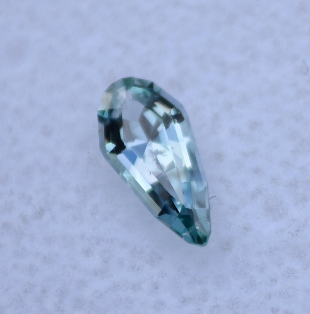 Chrome Kornerupine Custom LONG Pear Design - Great Pattern and Colors - 0.52 ct.