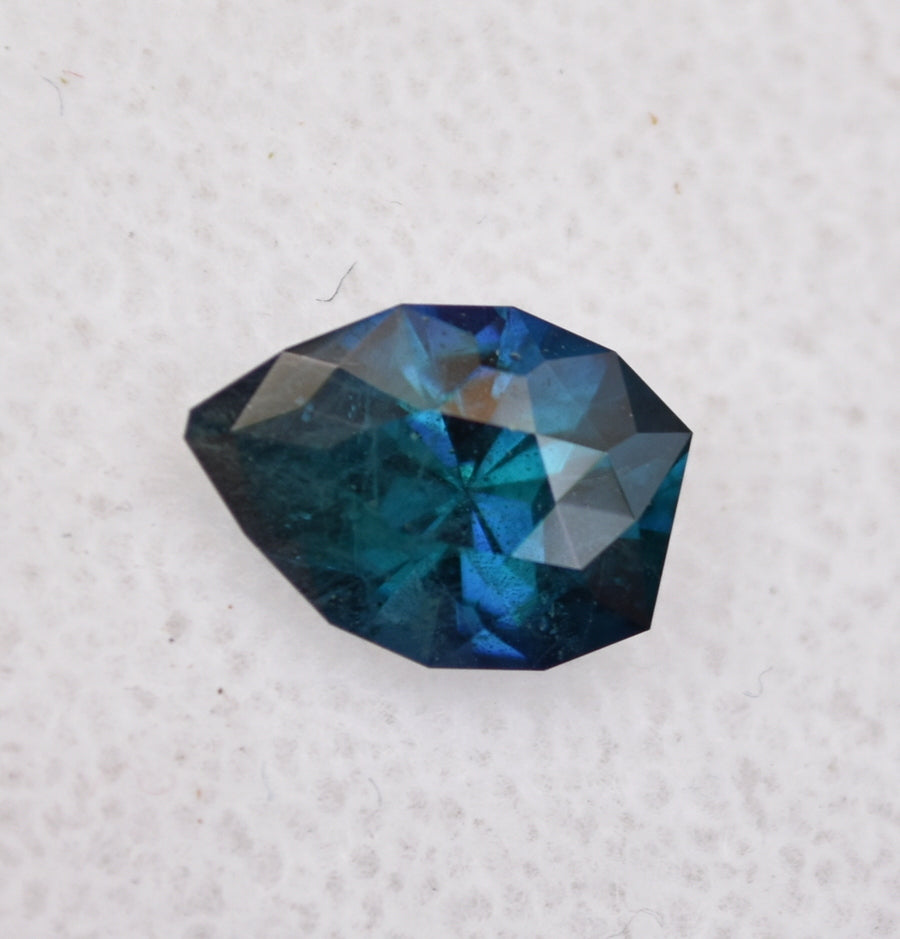 My BEST Tri-Chroic Chrome Kornerupine Gem - Custom Faceted by Scott Maier - 1.65 ct. / SI+