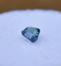 Load image into Gallery viewer, Tablet-Cut Chrome Kornerupine Gem - Rich Blue-Teal-Purple Polychroism - 0.53 ct.  With Hand Carved Bubble
