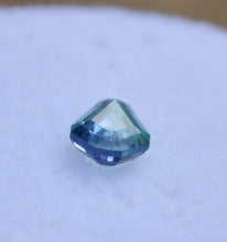 Load image into Gallery viewer, Tablet-Cut Chrome Kornerupine Gem - Rich Blue-Teal-Purple Polychroism - 0.53 ct.  With Hand Carved Bubble
