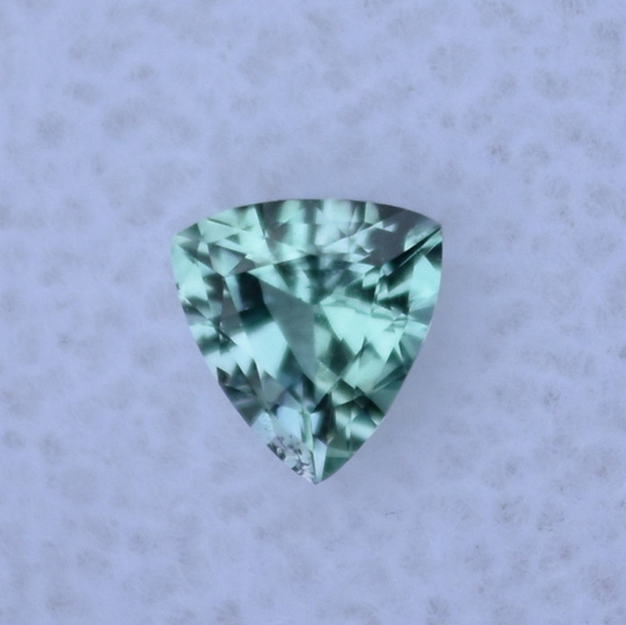 Chrome Kornerupine Tall Trilliant - TEAL - 0.295 ct. VVS