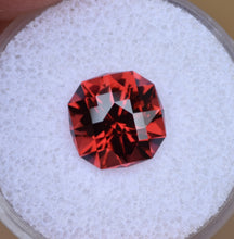 Load image into Gallery viewer, Malaya Garnet - LARGE Fiery-Red Custom Gem - 5.12 ct.
