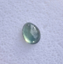 Load image into Gallery viewer, Calming Green to Green-Blue Australian Sapphire Cabochon - Eye Clean - Great Egg Shape - 1.31 ct.
