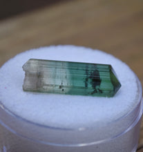 Load image into Gallery viewer, Barra Do Salinas Tourmaline Crystal - Perfect &#39;Drillbit&#39; Termination - Watermelon and Green 2.52 grams
