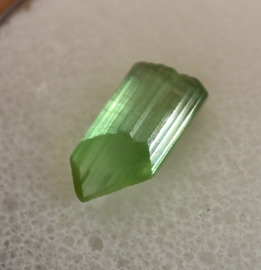 Striking Green Tourmaline Crystal