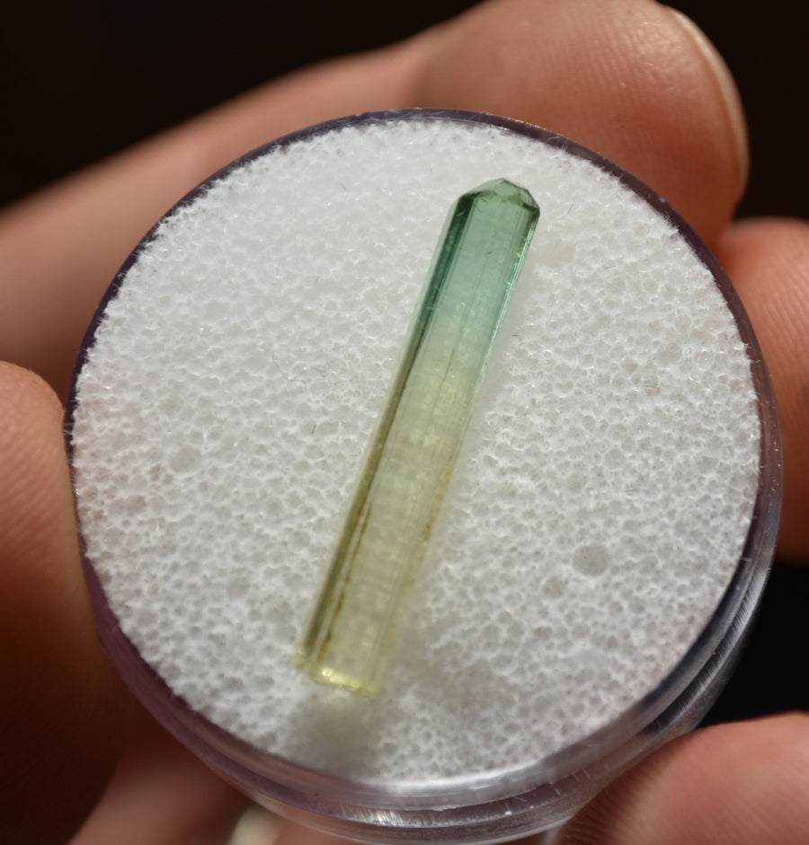 Unusual Bi-Colored Tourmaline Crystal