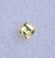 Load image into Gallery viewer, Bright Yellow Kenya Sapphire - Cut Corner Square - .27 ct.
