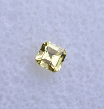 Load image into Gallery viewer, Bright Yellow Kenya Sapphire - Cut Corner Square - .27 ct.
