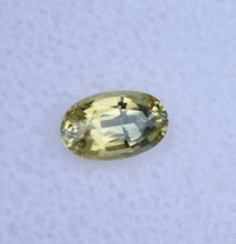 Load image into Gallery viewer, Kenya Yellow Sapphire Oval Gem - With a dash of Blue! - 0.73 ct.
