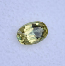 Load image into Gallery viewer, Kenya Yellow Sapphire Oval Gem - With a dash of Blue! - 0.73 ct.
