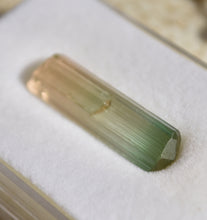 Load image into Gallery viewer, Pink Yellow Green Tourmaline Crystal - Rubaya Mine DRC - 100% Facet Quality - 2.63 grams
