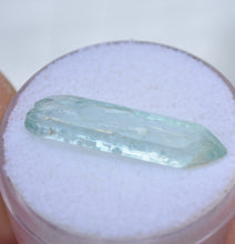 Load image into Gallery viewer, Nigerian Aquamarine - Etched and Gemmy - Double Terminated Medium Blue Crystal
