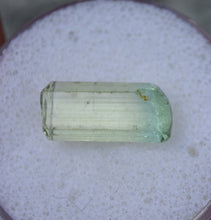 Load image into Gallery viewer, Bi-Color Tourmaline Facet Rough - Yellow to Seafoam Green - 7.67 ct
