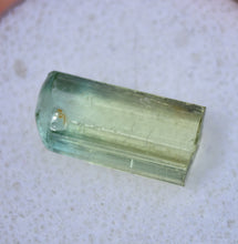 Load image into Gallery viewer, Bi-Color Tourmaline Facet Rough - Yellow to Seafoam Green - 7.67 ct
