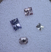 Load image into Gallery viewer, Fancy Color Spinel Melee Gems Set - Pink White Purple - 1.3 ctw.
