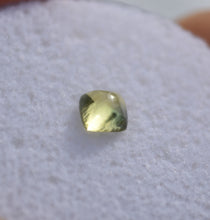 Load image into Gallery viewer, Cute Yellow Sapphire Square Dome Cabochon with a Dash of Blue- Kenya - 0.64 ct.
