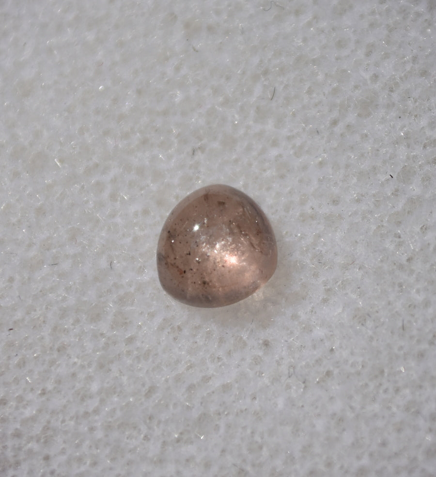 Star Sapphire Cabochon - Great Gemmy Peach Color, Light 'Star' Effect - .96 ct.